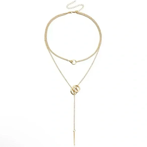 Vintage Layered Necklace Women's Bohemian Tassel Pendant Necklaces - Picture 5 of 6